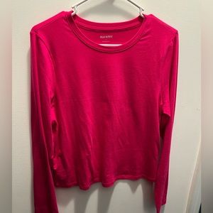 Old Navy long sleeve crop top in L